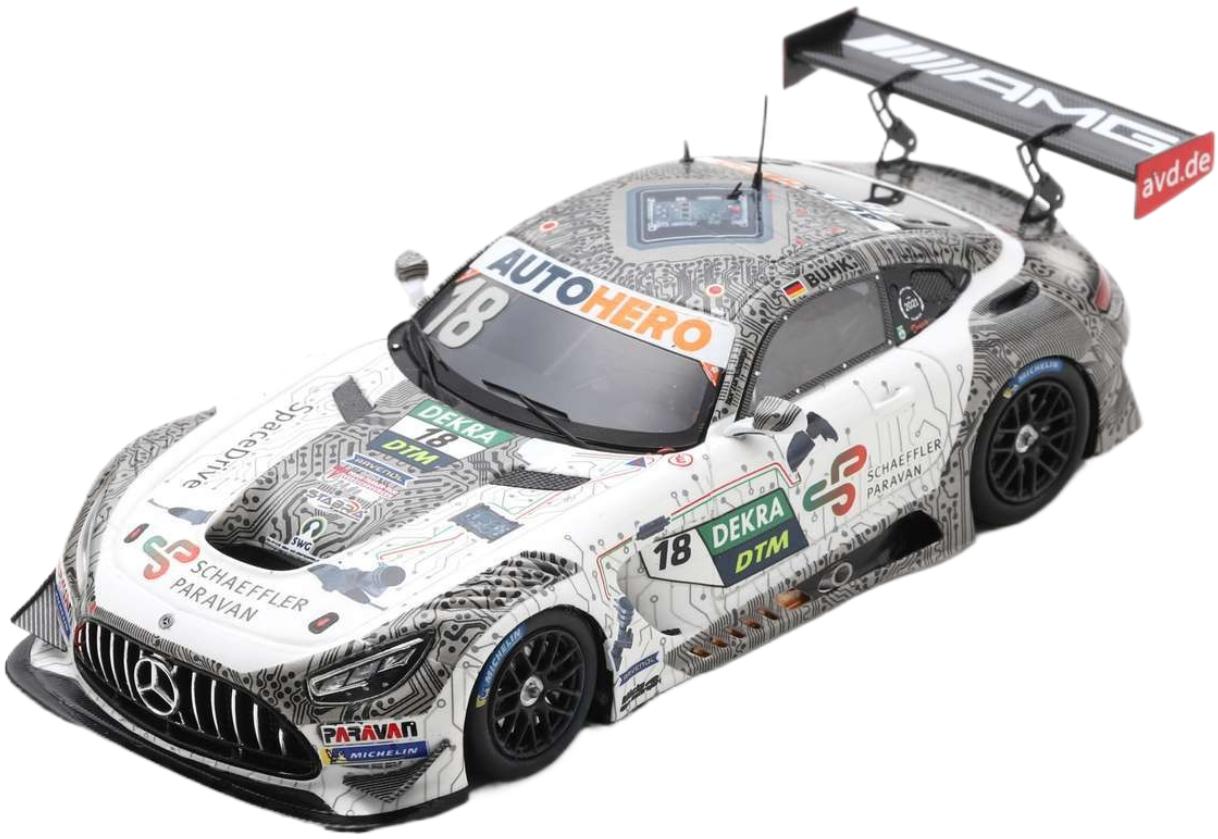 Model car Mercedes AMG GT3 DTM Götz 2021, 1:18 Spark