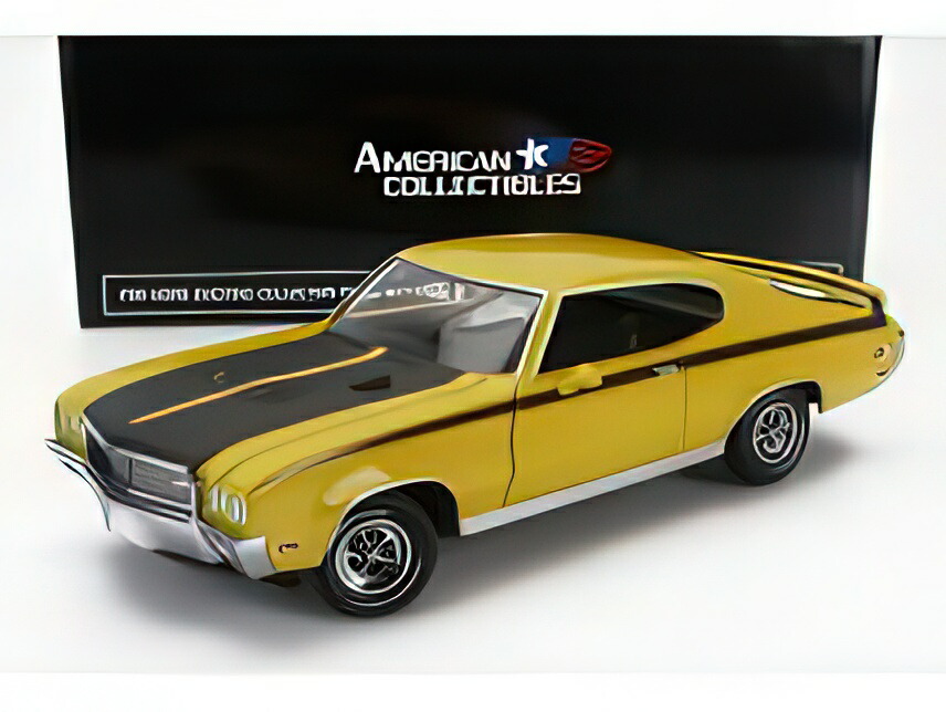 Miniature Sunstar 1/18 – Buick GSX Coupé 1970, Blanc Et Noir, SS5701