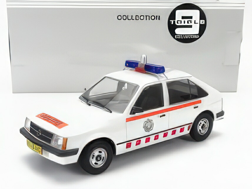 OPEL - KADETT D DUTCH POLICE 1984 - WHITE ORANGE/TRIPLE9 1/18ミニカー