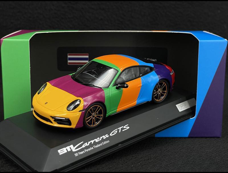 Porscheポルシェディーラーモデル 911 Carrera GTS Type 992 2023 30th Anniversary Thailand Multicolour 1/43 Spark｜ラストホビー
