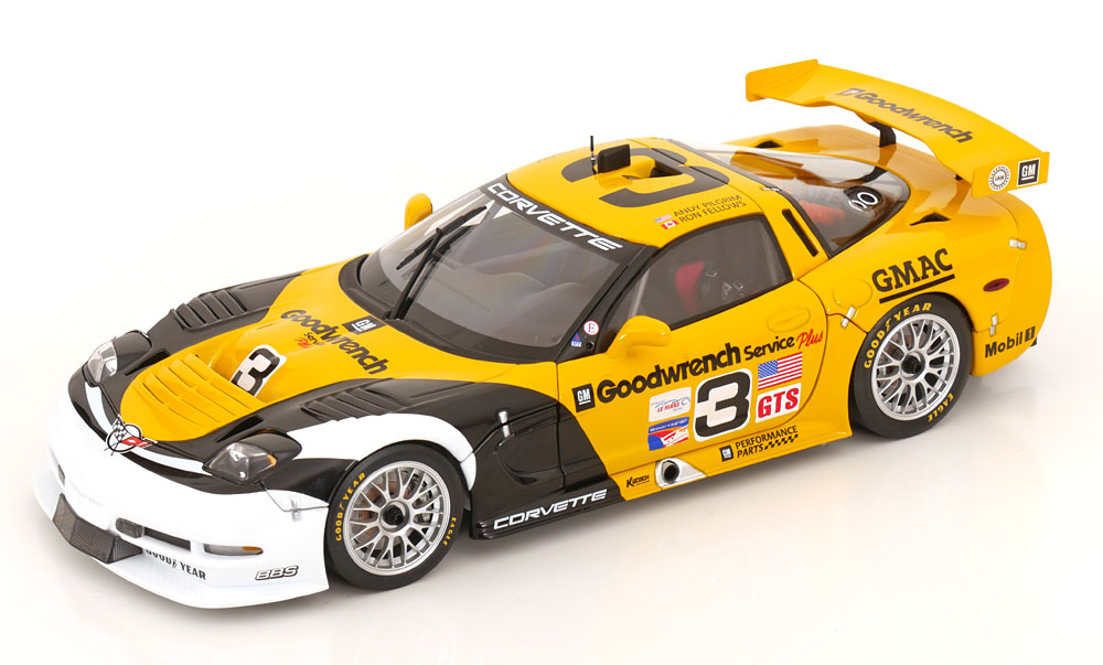 Chevrolet Corvette C5-R No 3 ALMS テキサス 優勝 2000 Pilgrim Fellows / AUTOart 1/18 ミニカー|ラストホビー