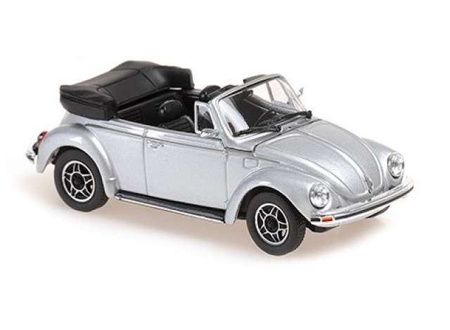 1979 Volkswagen 1303 カブリオレ しろがね色/Maxichamps 1/43ミニカー 乗り物のおもちゃ-おもちゃ-ミニカー・トイカー