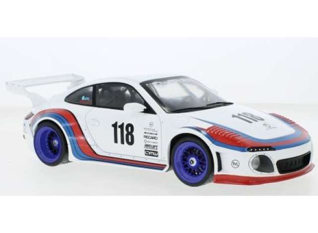 2020 Porsche Old & New 997 ホワイトデコ マルティーニ ベース 911 (997)MCG 1/18ミニカー