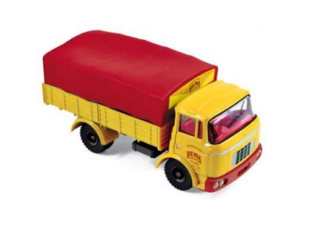 Berliet GAK バッシェ ムータルド・ド・ディジョン 黄み赤いこと/Norev 1/43ミニカー おもちゃ-車