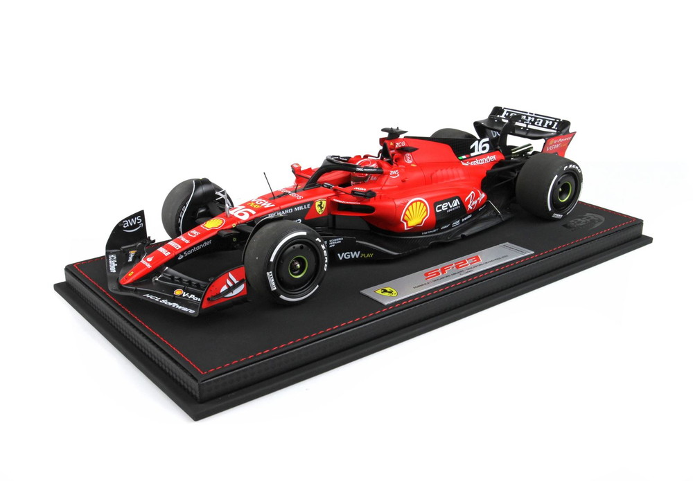 FERRARI F1 SF-23 TEAM スクーデリア・フェラーリ N 16 4位 シンガポールGP 2023 シャルル・ルクレール レッドブラック/BBR 1/18ミニカー 60台限定 45,175円