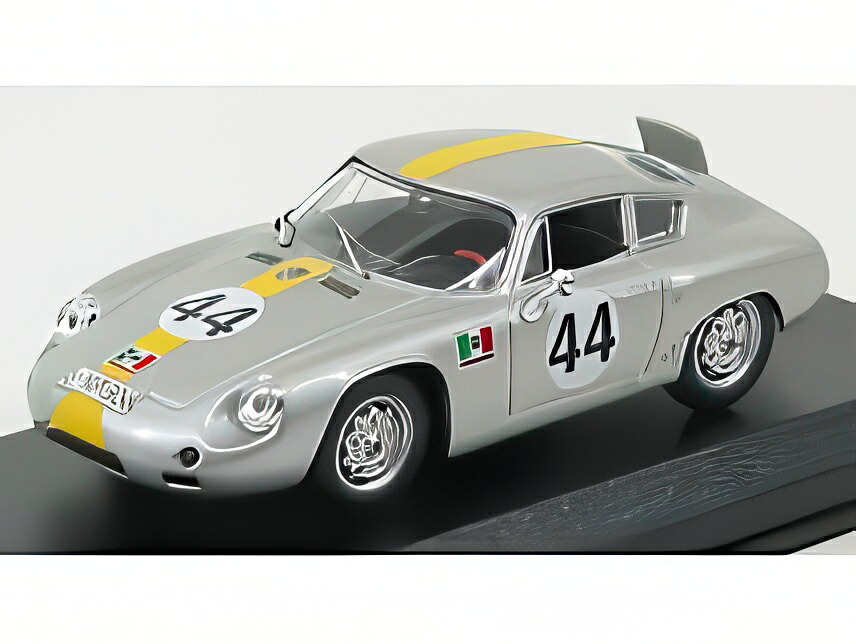 PORSCHE 1600GS ABARTH N 44 タルガフローリオ 1962 コンテ プッチ バース シルバーイエロー/ BEST-MODEL 1/43 ミニカー