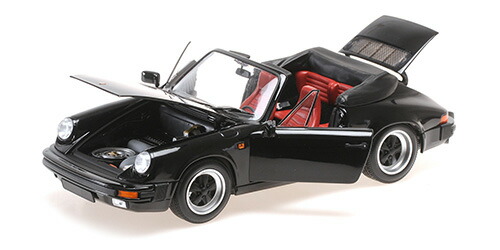 ポルシェ 911 3.2 カレラ カブリオレ 1983 ブラックミニカー/ MINICHAMPS1/18