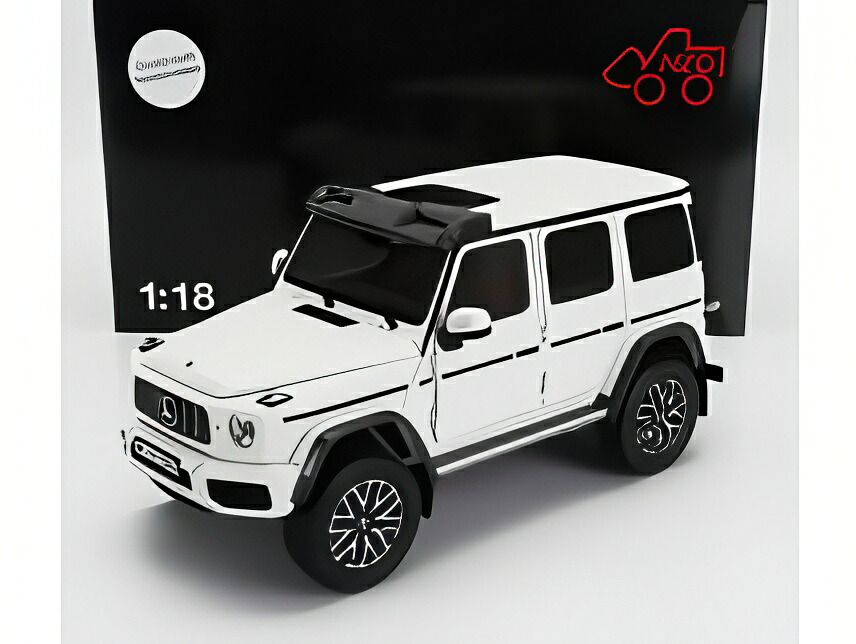 MERCEDES BENZ Gクラス G63 4x4 AMG 2023 オパリスホワイト/ NZG 1/18 ミニカー｜ラストホビー