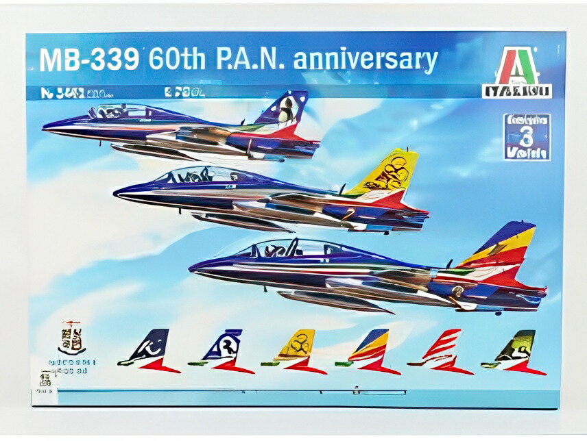 AERMACCHI 3X MB339A フレーチェ トリコローリ 313th グルッポ アデストラメント アクロバティコ イタリー セット/ ITALERI 1/72 モデルキット プラモデル模型