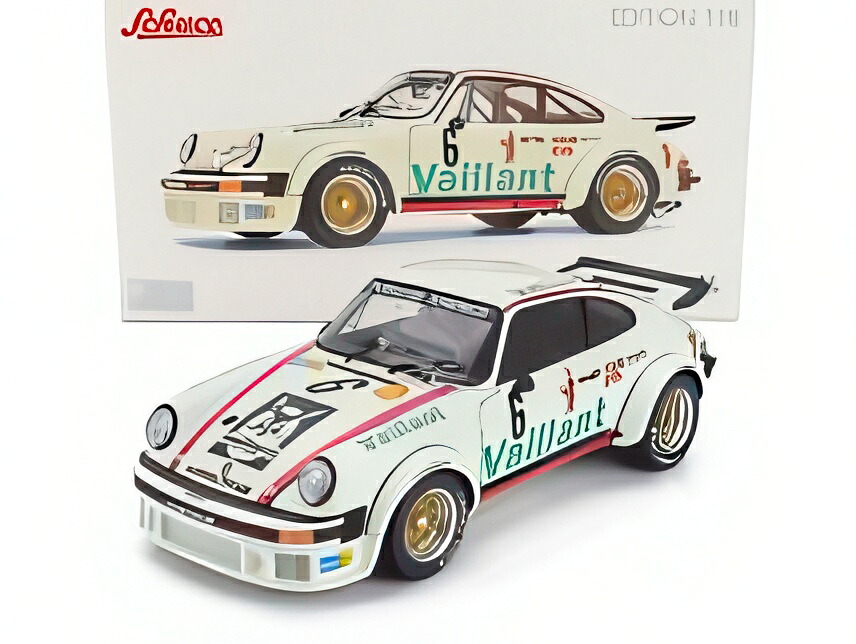ポルシェ 911 934 3.0L ターボ チーム ヴァイラント クレマー GT-EM N 6 DRM ノリスリング 1976 ボブ ウォレック - ホワイト/ Schuco 1/18 ミニカー