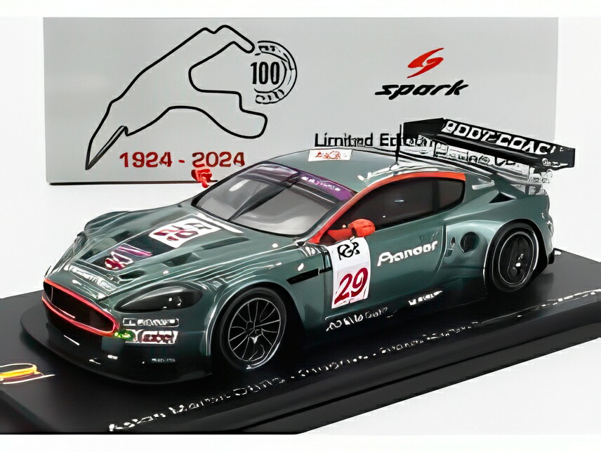 ASTON MARTIN DBR9 プロドライブ アストンマーティン N 29 ピーター コックス ペドロ ラミー マーク グーセンス ダレン ターナー スパ 2005 グリーン/ Spark 1/43 ミニカー