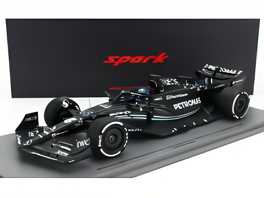 メルセデスGP - F1 W14 チームメルセデスAMGペトロナス N63 2023シーズン ジョージ・ラッセル - マットブラック Spark 1/18 ミニカー｜ラストホビー