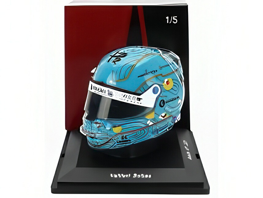 BELL HELMET F1 安全帽 アルファロメオ C43 ステーク N 77 バルテリ ボッタス ベルギーGP 2023 ともし火青色/ Spark 1/5 ミニカー ミニカー・トイカー-乗り物のおもちゃ-車