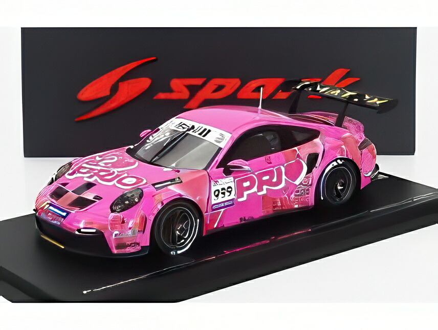 ポルシェ - 911 992 GT3カップ N999 ポルシェカレラカップブラジル2023チャンピオン ニコラス・コスタ - ピンク / Spark 1/43 300台限定ミニカー｜ラストホビー