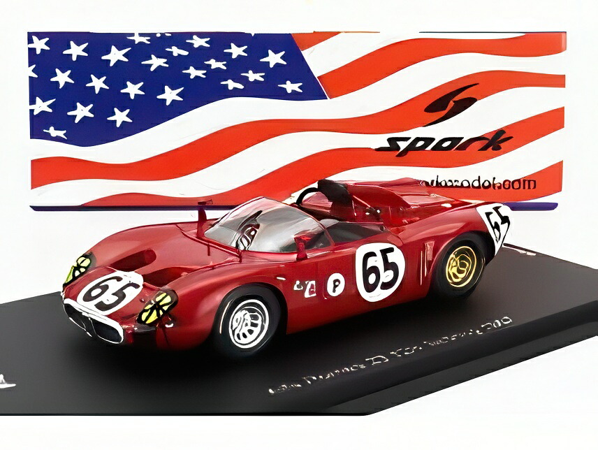ALFA ROMEO 33 スパイダー アウトデルタ N 65 A.D.アダミッチ T.ゼコリ セブリング 1967 レッド/ Spark 1/43 300台限定ミニカー｜ラストホビー 13,376円