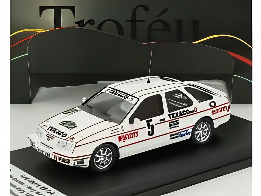 FORD ENGLAND シエラ XR 4x4 N 5 カッレ グランデル テリー ハリーマン ラリー スウェーデン 1987 ホワイト レッド/ Trofeu 1/43 150台限定ミニカー