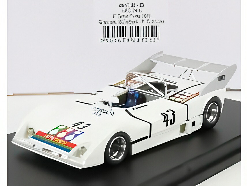 GRD S74 N 43 G.ガリンベルティ P.G.ムッサ 5位 タルガ フローリオ 1974 ホワイト/ Trofeu 1/43 150台限定ミニカー