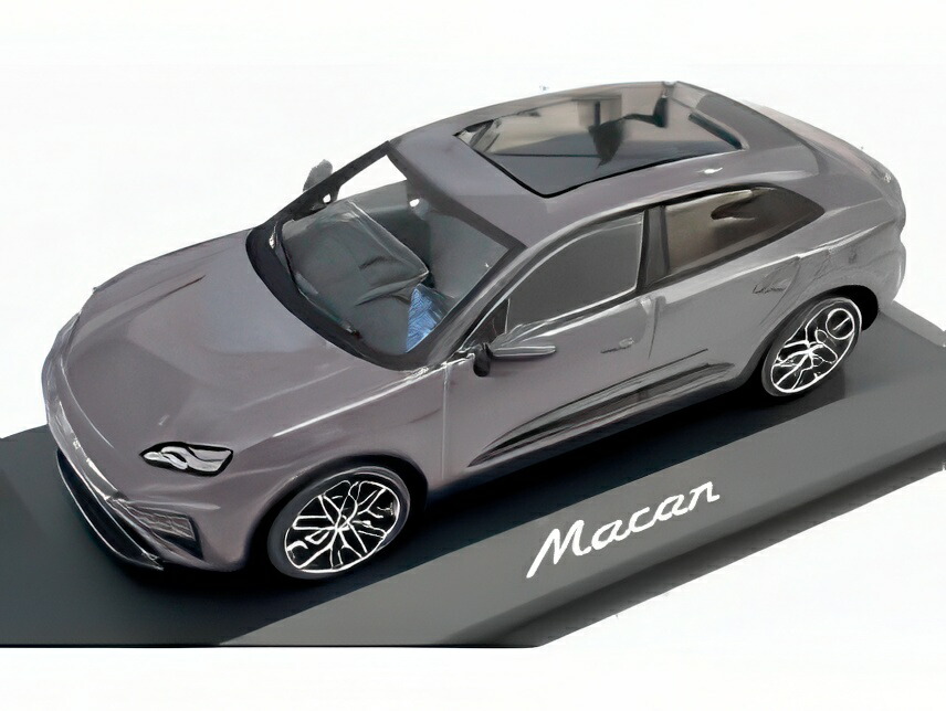 【極美品】ミニチャンプス1/43ミニカーポルシェ　マカンturboライトグレー imgrc0165047007.jpg
