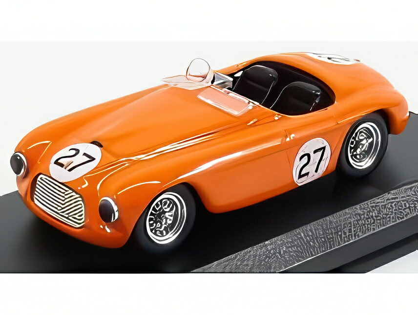 FERRARI 166 バルケッタ スパイダー #27 ザントフォールト 優勝 1950 H.Roosdorp オレンジ/ ART-MODEL 1/43 ミニカー