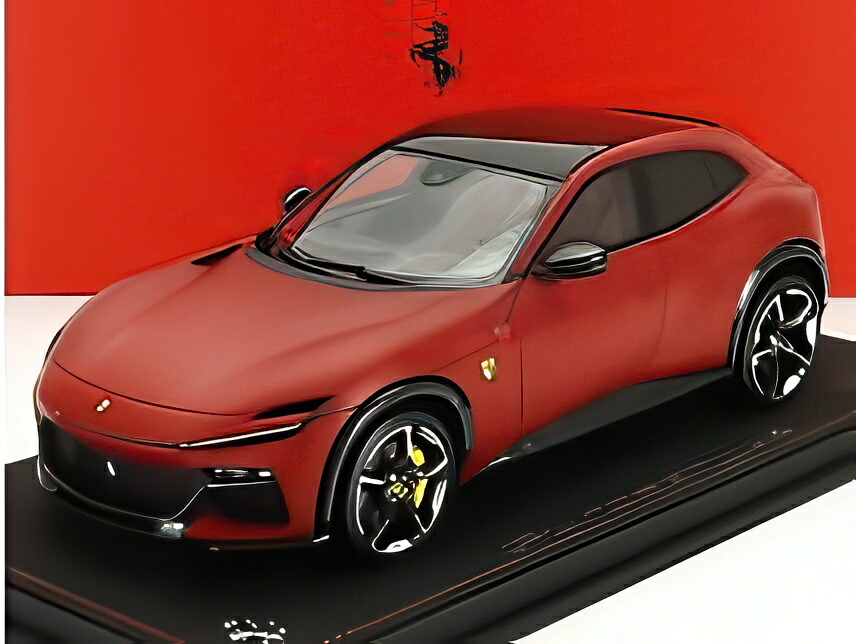 FERRARI プロサングエ SUV パノラミックルーフ 2022 ロッソ F1-75 マットレッド/ BBR 1/18 20台限定ミニカー｜ラストホビー