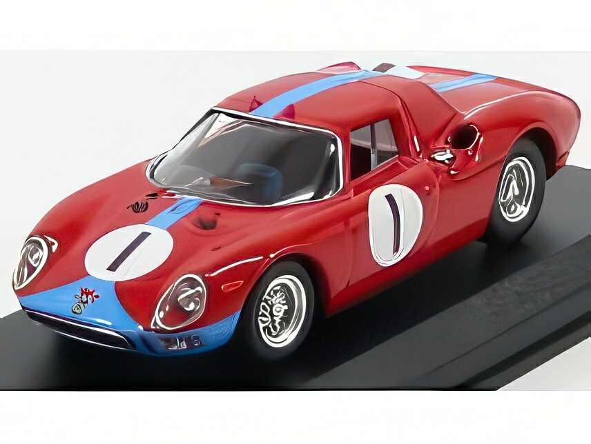 FERRARI 250LM クーペ #1 キャラミ 1964 Piper/Maggs レッド/ライトブルー/ Best-Model 1/43 ミニカー|ラストホビー