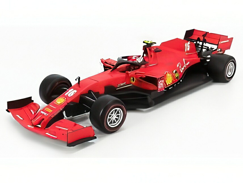フェラーリ F1 SF1000 チーム スクーデリア フェラーリ ミッション ウィノウ N 16 2位 オーストリアGP 2020 C.ルクレール ソフトレッドホイール付き マットレッド/ Bburago 1/18 海外限定ミニカー｜ラストホビー