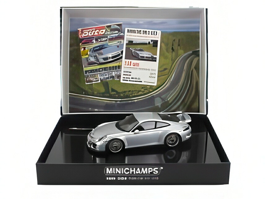 【取って置く】5月先へ発売予定を組むポルシェ 911 991 GT3 クーペ 2012 しろがね色/ MINICHAMPS 1/43 ミニカー