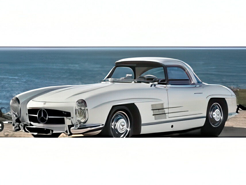 【取って置く】12月以後発売予定を組むメルセデス ベンツ 300SL 読み込むはやりっ児 細蟹 捉え所のないとっ始め 差しかためる (W198) 1954 白いこと/ CMC 1/18 1000台押さえるミニカー