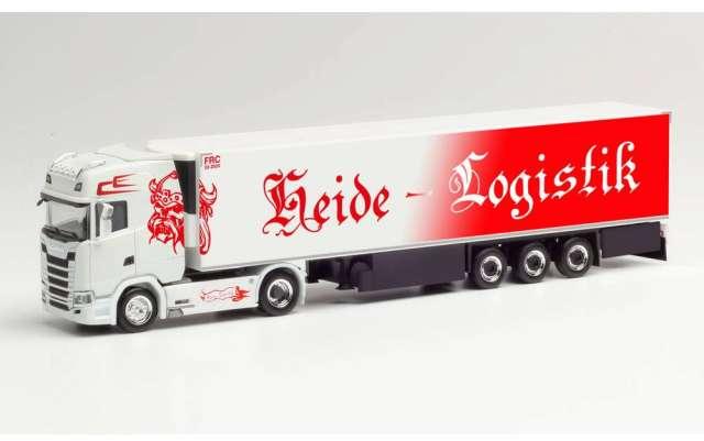 Scania CS 20 HD K.Sz. Heide Logistik ホワイト／レッド/ Herpa 1/87 ミニカー｜ラストホビー