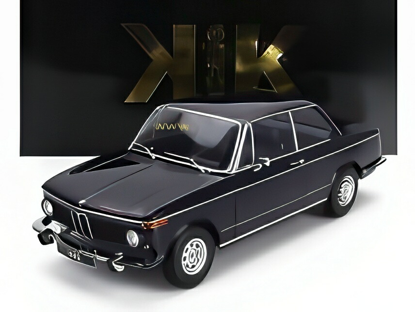 BMW 1602 2続きもの 1974 うす暗い青み/ KK-SCALE 1/12 ミニカー