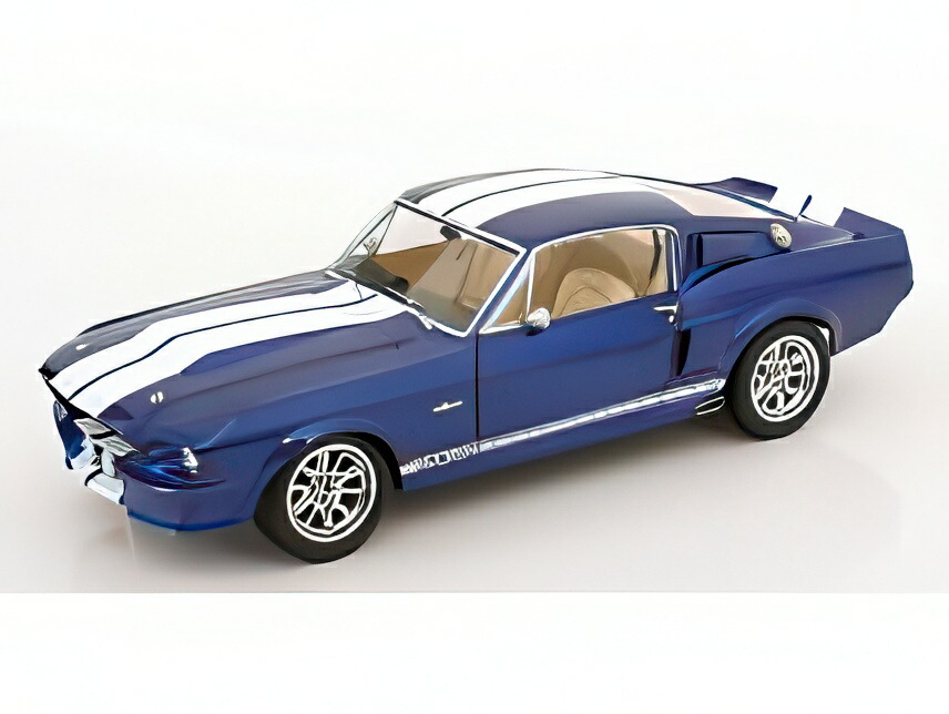 1/18ミニカー　シェルビー GT500 エレノア ミニカー 1/18 ACME 1968 シェルビー GT-500 KR 紺色 マスタング