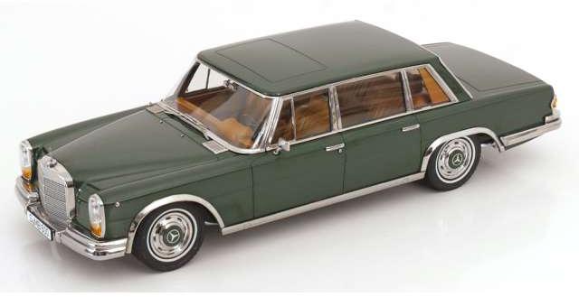 1963 メルセデスベンツ 600 SWB W100 グリーン/ KK - Scale 1/18 ミニカー