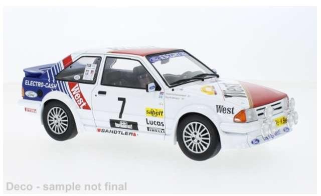 1985 フォード エスコート MK III RS Turbo #7 S.Andervang／A.Schoonenwolf Haspengouw/ MCG 1/18 ミニカー