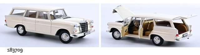 1966 メルセデスベンツ 200 Universal クリーム/ Norev 1/18 ミニカー