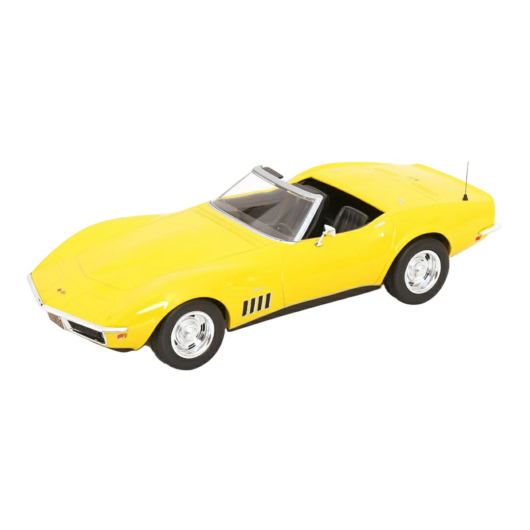 シボレー コルベット オープンカー 1969 黄色 / Norev 1/18 ミニカー