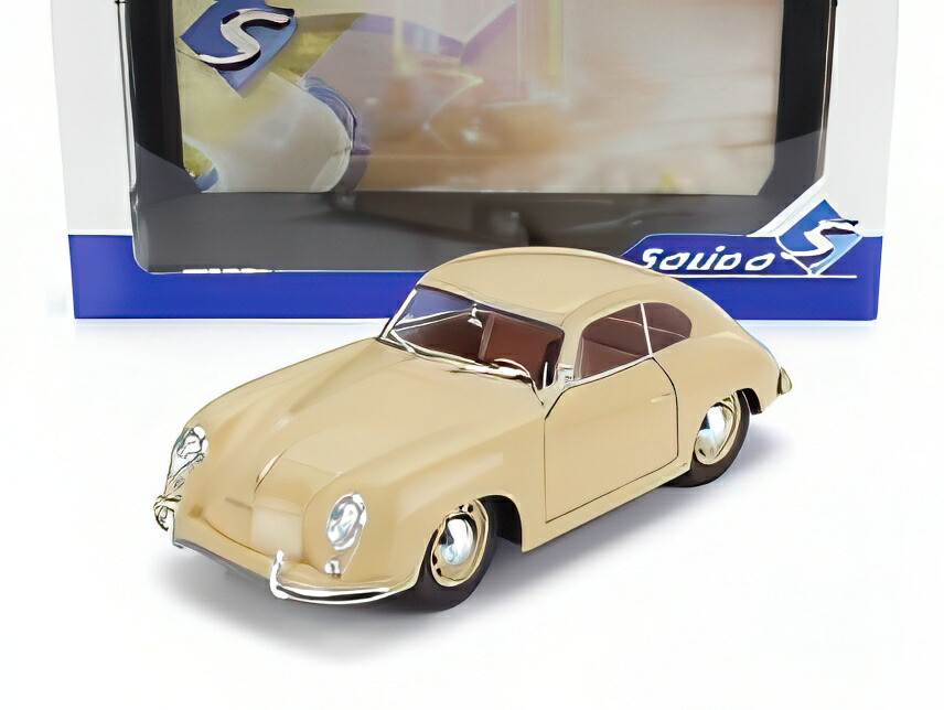 PORSCHE 356 PRE A COUPE 1953 赤銅色/ SOLIDO 1/18 ミニカー ミニカー・トイカー-乗り物のおもちゃ-おもちゃ