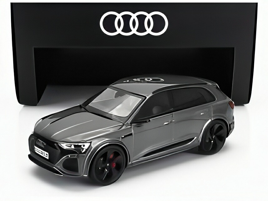 アウディ ミニカー Q8e-tron 43:1 楽天市場】【 AUDI 純正 】モデルカー Q8 e-tron クロノスグレー