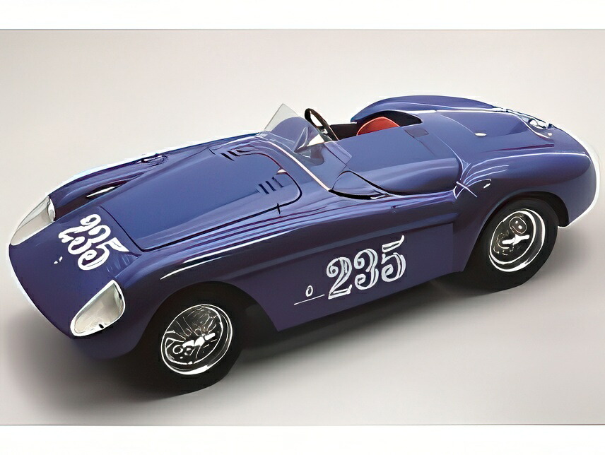 【予約】12月以降発売予定FERRARI 500 MONDIAL 3.0L スパイダー N 235 サンタバーバラ ロードレース 1954 ポルフィリオ ルビロサ ブルー/ Tecno 1/18 ミニカー