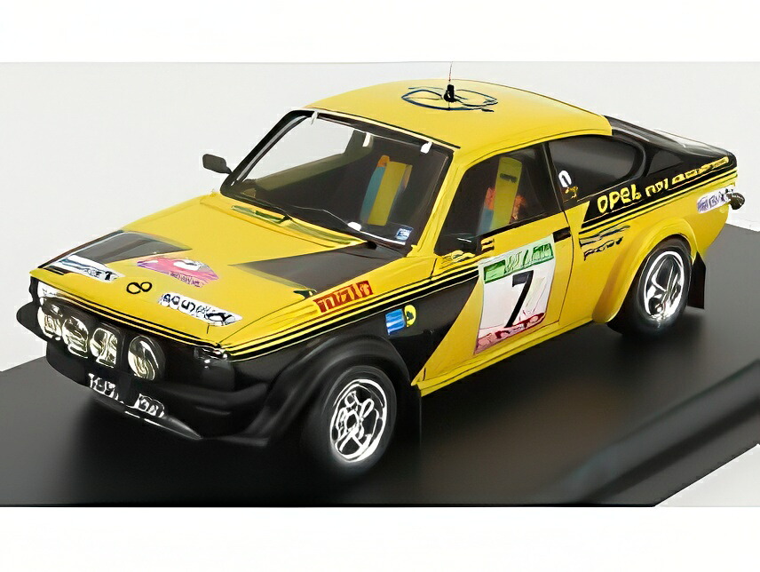 OPEL KADETT GTE ナイトバージョン N 7 ポルトガルラリー 1976 A クラング CG アンダーソン イエロー ブラック/ Trofeu 1/43 150台限定ミニカー