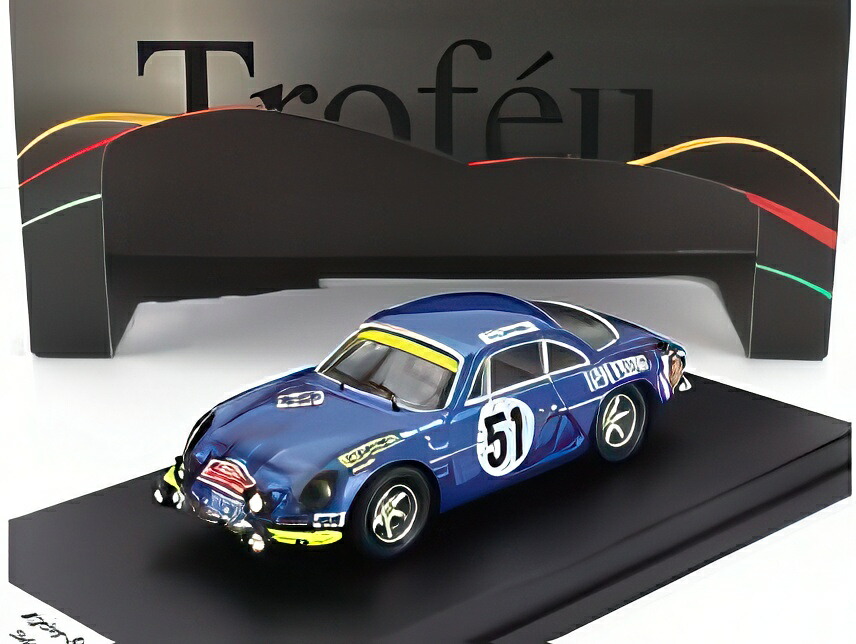 RENAULT アルピーヌ A110 #51 ラリー・モンテカルロ 1970 Therier/Callewaert ブルー/ Trofeu 1/43 150台限定ミニカー｜ラストホビー