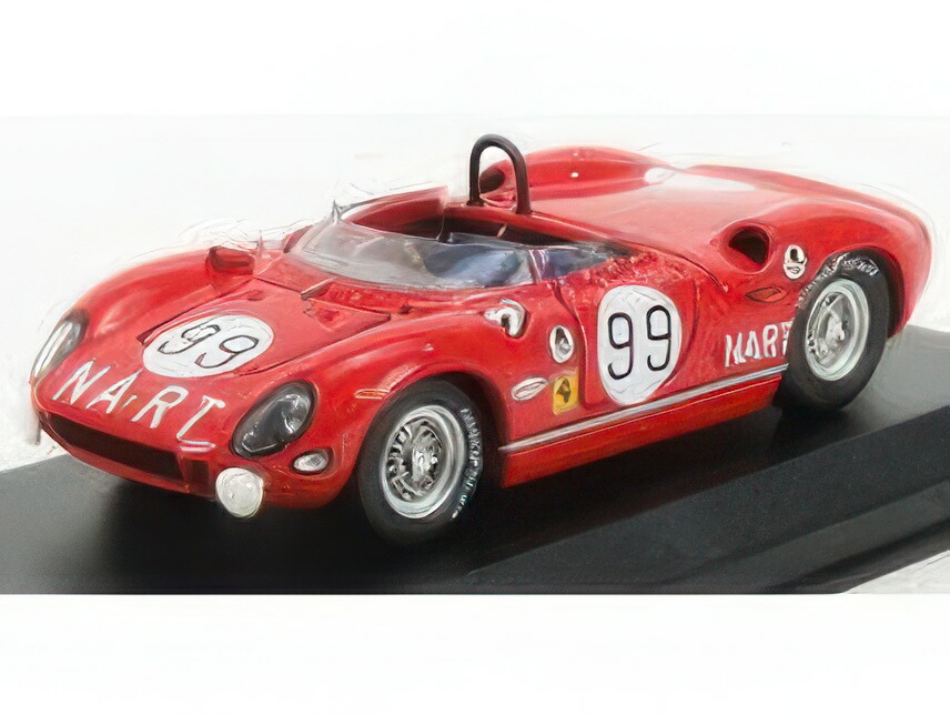FERRARI 275P スパイダー N 99 2000km デイトナ 1965 B.グロスマン D.パイパー W.ハンスゲン P.ロドリゲス レッド/ ART-MODEL 1/43 ミニカー