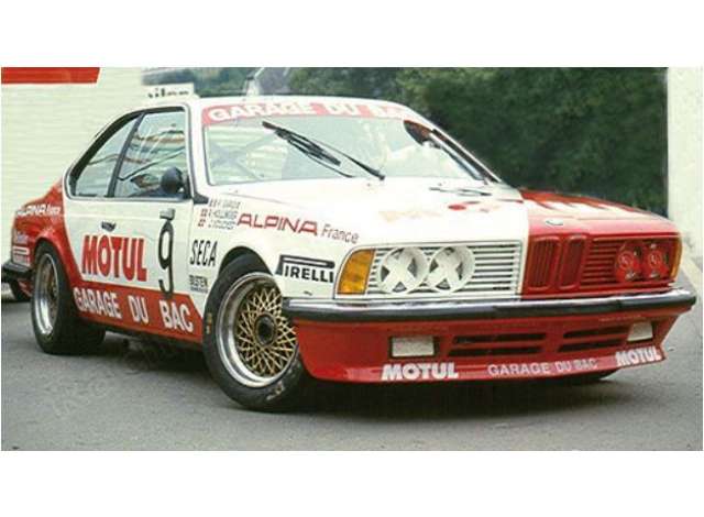 1984 BMW 635 CSI Garage Du Bac/Motul スパ24時間 Hollinger/Giroix/Krucker ホワイト/レッド/ MINICHAMPS 1/18 ミニカー|ラストホビー