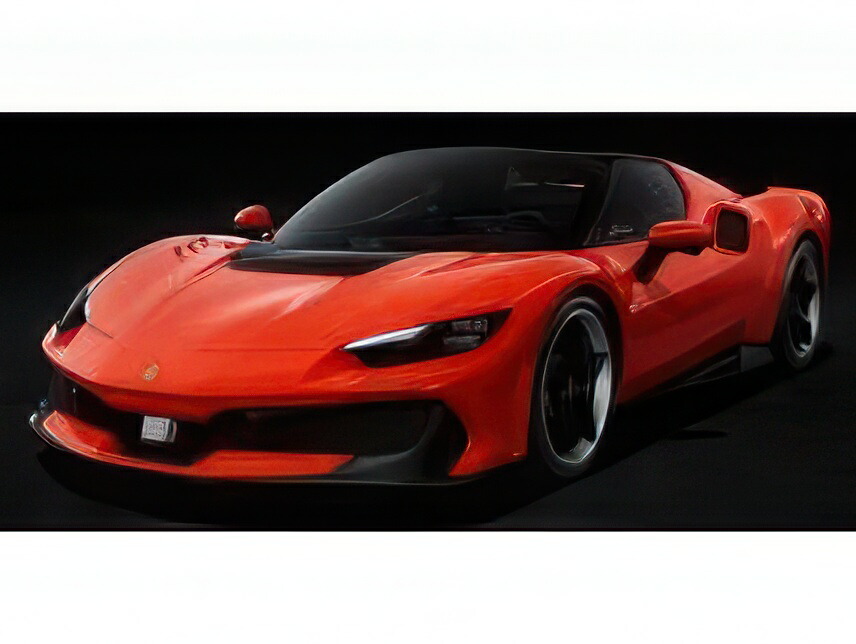 【予約】12月以降発売予定FERRARI 296 スペチアーレ A スパイダー オープン 2025 ロッソディーノ レッド ブラック/ MR-MODELS 1/18 ミニカー