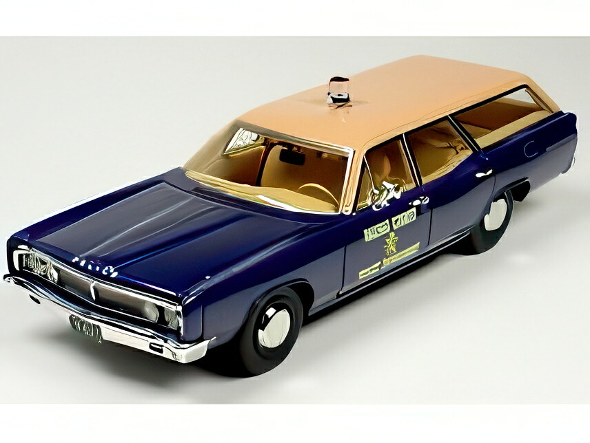 【予約】12月以降発売予定FORD USA ギャラクシー SW ステーションワゴン ナッソー郡警察 1970 ブルークリーム/ GOLDVARG 1/43 ミニカー｜ラストホビー