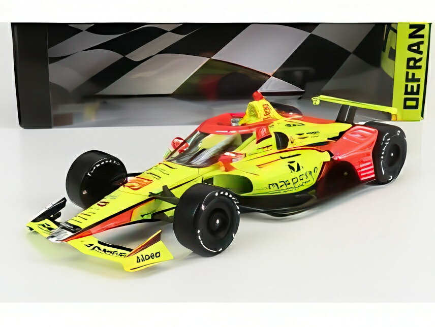 CHEVROLET チームアンドレッティ N29 インディ500 2022 D.デフランチェスコ 黄み赤いこと/ Greenlight 1/18 ミニカー ミニカー・トイカー-乗り物のおもちゃ-車