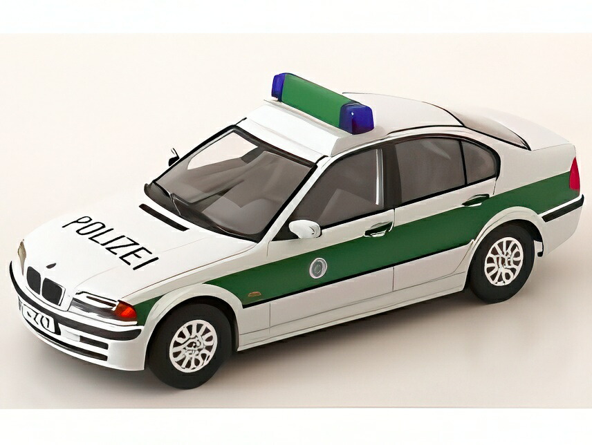 【予約】12月以降発売予定BMW 3シリーズ M3 (E46) リムジン 警察 POLIZEI 1999 ホワイトグリーン/ KK-SCALE 1/18 ミニカー