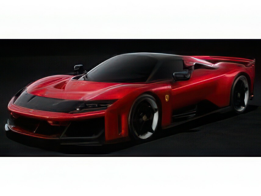 【取っておく】12月先へ発売予定を組むFERRARI F80 2024 ロッソスーパーカー レッドメタリック 黒いこと/ LOOKSMART 1/12 ミニカー