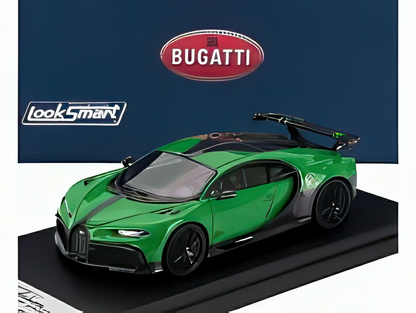 BUGATTI シロン ピュールスポール N16 2020 ヴァイパーグリーンブラック/ LOOKSMART 1/43 ミニカー｜ラストホビー