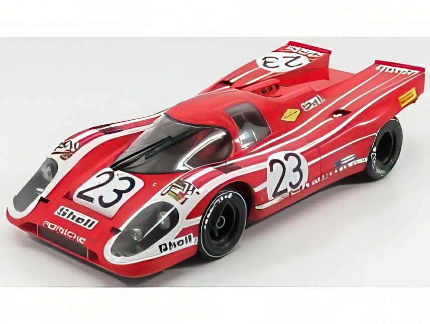 PORSCHE 917K 野球クラブザルツブルク N23 勝ちえる 24hルマン 1970 H.ヘルマン R.アトウッド 赤いこと白いこと/ Norev 1/12 ミニカー