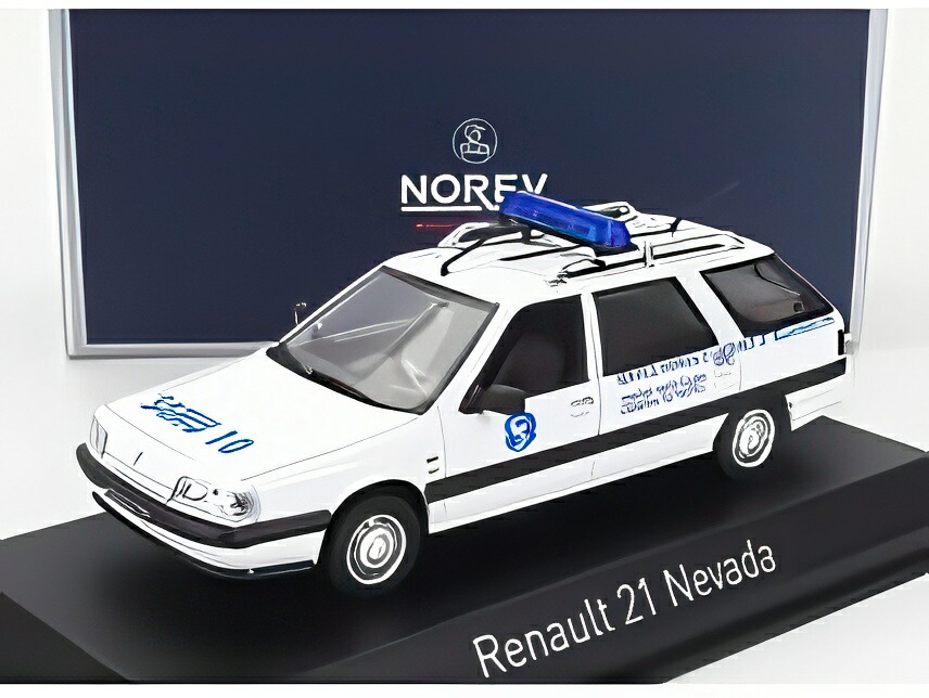 RENAULT R21 ネヴァダ SW ステーションワゴン SAMU 救急車 1991 ホワイト/ Norev 1/43 ミニカー｜ラストホビー